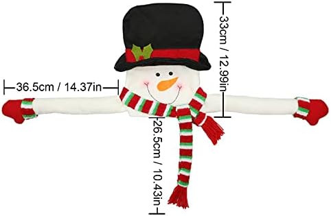 קישוטים לחג המולד מקורה סנטה פוזנט סנטה טופר חורף עם קישוטים כובע