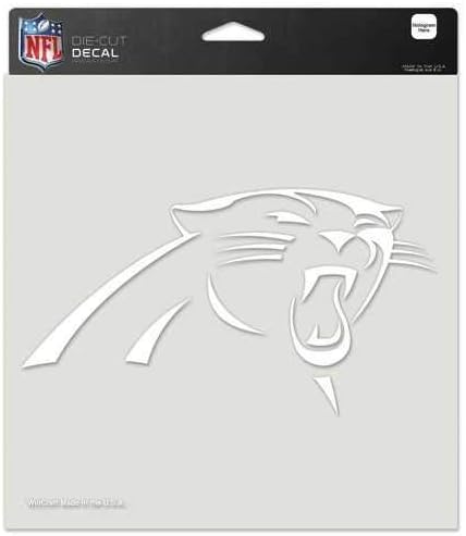 Wincraft NFL קרולינה פנתרים מדבקות חתוכות למות, 8 x8, צבע צוות
