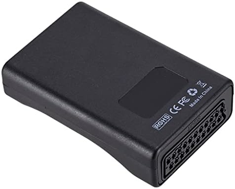 Pnnerr 1080p Scart לווידיאו Audio Audio Scale Converter מתאם ל- DVD לטלוויזיה עבור Sky Box STB Plug and