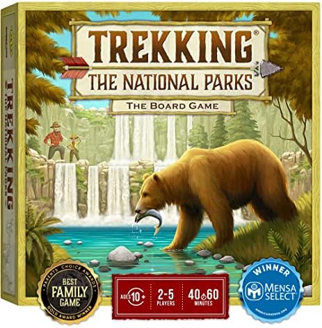 טרקים בפארקים הלאומיים-משחק לוח האסטרטגיה עטור הפרסים ללילה משפחתי / משחק הלוח המושלם לאוהבי הפארק הלאומי,