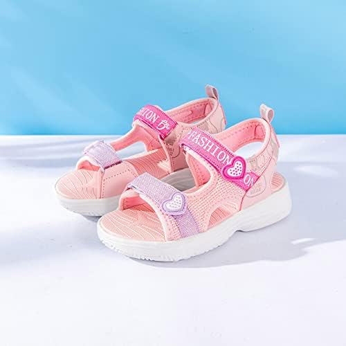 סנדלי בנות קיץ ורוד חדש אהבה נעלי נסיכה בנות סנדלי סנדלי נעלי מים לילדים