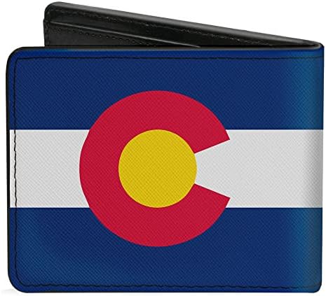 ארנק פו דו-פולד אבזם-במרכז דגל קולורדו