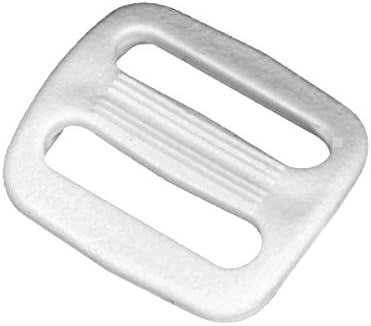 מגלשת גלישת פלסטיק לבנה בגודל 3/4 אינץ ' - 10 חתיכות - מרצועות