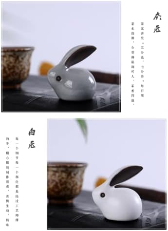 Xialon זוג 1.97 חיות מחמד תה קרמיקה קטנות קישוטי מיני קישודים יצירתיים קונג פו אביזרי תה