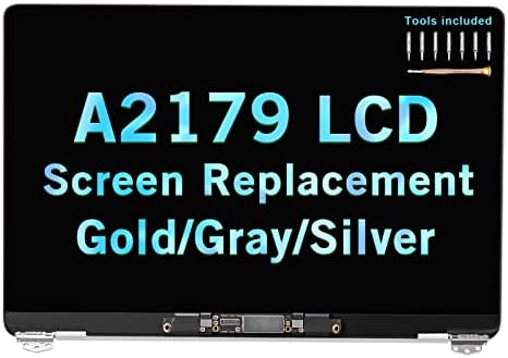 החלפת מסך ל- MacBook Air 2020 A2179 EMC 3302 LCD MWTJ2LL/A MVH22LL/A מכלול תצוגת רשתית מסך
