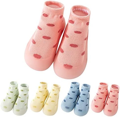 אביב ובקיץ ילדי תינוקות פעוט נעלי בנים ובנות גרבי נעליים שטוח תחתון החלקה תינוק נערי נעליים