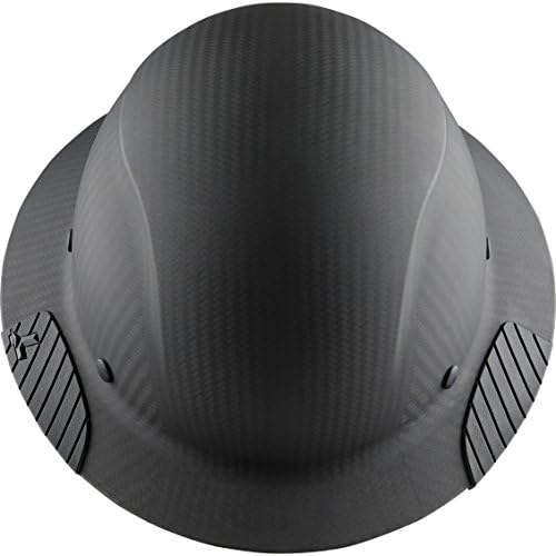 הרם בטיחות דקס סיבי פחמן כובע קשיח-שוליים מלאים שחור מט, בינוני ו- MSA 10153385 FAS-TRAC III מתלה החלפה-קובץ מצורף