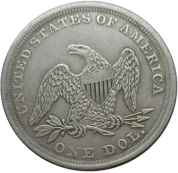 דגל 1 דולר ארהב 1867 מטבע זיכרון מעופף מצופה כסף
