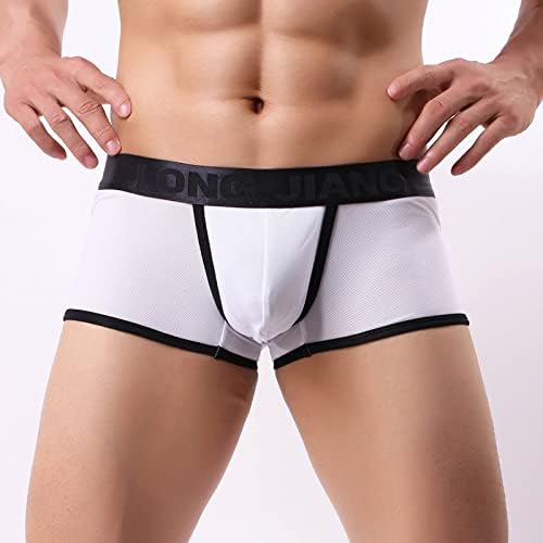 גברים תחתונים סקסיים לגברים Lngerie U Bulge Bulge Cotton Panties Sport Sport Trunk