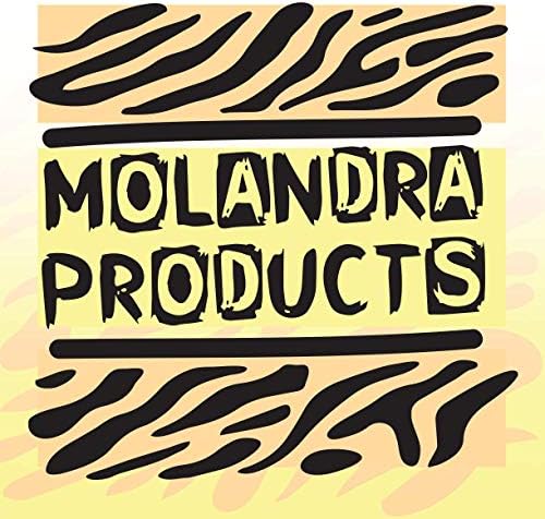 מוצרי Molandra Tubfuls - 20oz hashtag בקבוק מים לבנים נירוסטה עם קרבינר, לבן