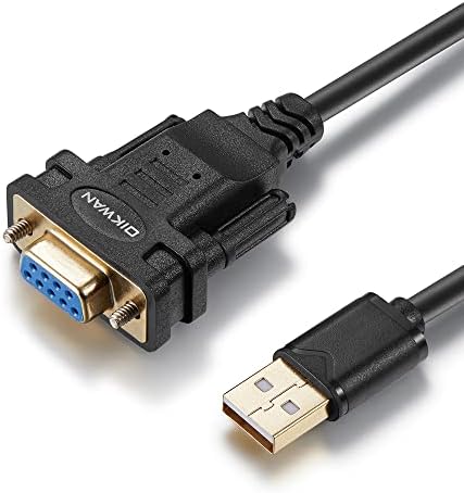 OIKWAN USB לסידורי 9 סיכות RS 232 כבל ממיר עם ערכת שבבים FTDI לפנקס קופאיות, מודם, סורק, מצלמות דיגיטליות,