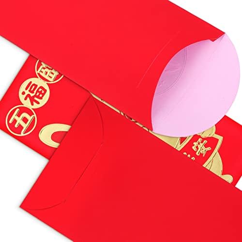 30 יחידות סיני חדש שנה אדום מעטפות 2023 ארנב שנה מזל כסף מעטפות ירח חדש שנה הונג באו מזומנים