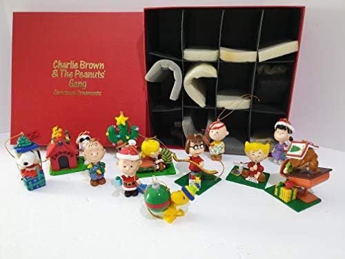 דנברי מינט צ ' רלי בראון והקישוטים לחג המולד של כנופיית הבוטנים-סט של 12