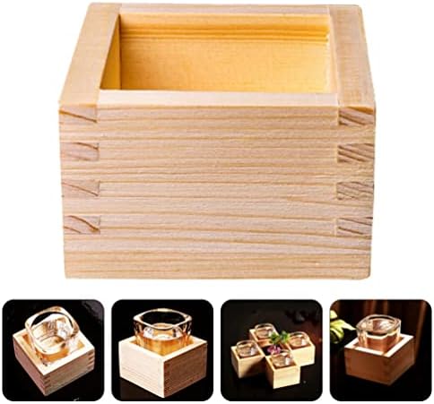 כוסות עץ עץ היימפס קופסא יפנית קופסא מסו כוסות מעץ מעץ לא גמורים מחזיק עיפרון עץ