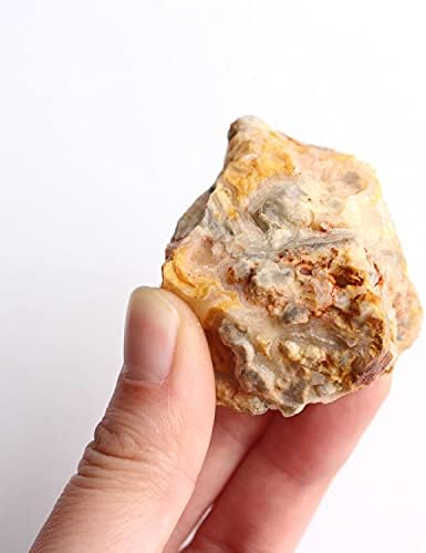 Shitou2231 1 pc טבעי מחוספס מחוספס תחרה מטורפת אגייט אבן גביש גביש ריפוי קוורץ קישוטי אנרגיה מינרלית
