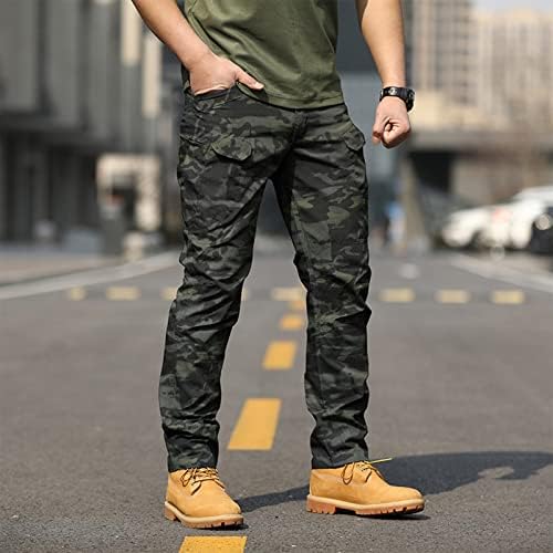 מכנסיים לגברים, מכנסי מטען מזדמנים לגברים מכנסיים צבאיים של צבא מכנסיים צבאיים נמתחים מכנסי עבודה קרב