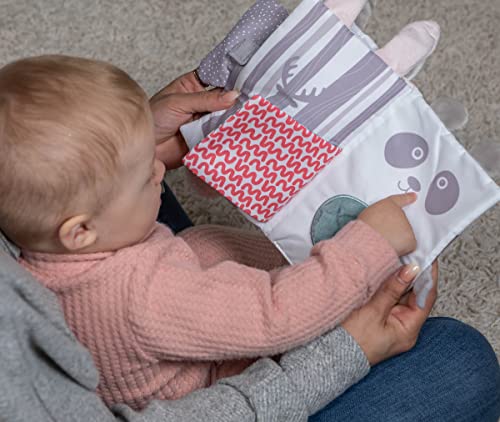 מרי מאייר Cuddlebook ספר בד רך ספר פעוטות פעוט צעצוע, 8 x 5 אינץ ', מרק חברים מתוקים