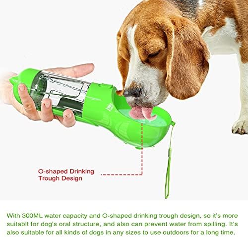 ציוד לחיות מחמד נייד הנלווה כוס מים כוס כלב חיצוני שתיית מים נסיעות קומקום 500 מ ל מים קיבולת + אסלת תיק תיבת