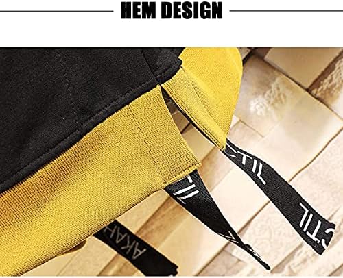 Moshtashio Mens Colorblock Supplover Hoodie Unisex Stepshirt Stemshirt עם צמרות היפ הופ עיצוב
