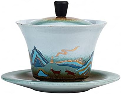 GPPZM בסגנון יפני Celadon Ceramic See Set Novispe