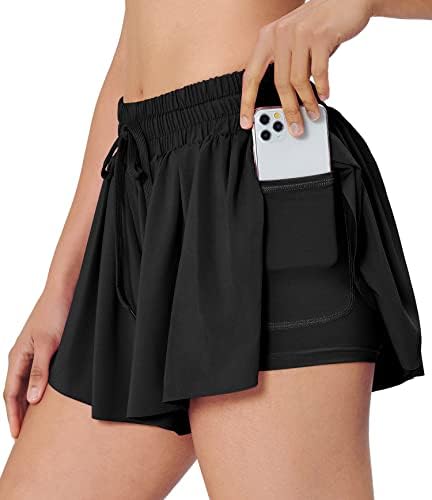 מכנסיים קצרים זורמים של היתוגה מפעילים מכנסיים קצרים לנשים מכנסיים קצרים אתלטים לנשים מכנסיים קצרים של מכנסי פרפרים