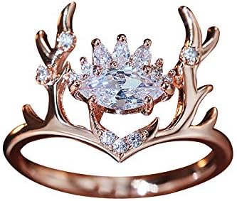 נשים מצלצלות טבעות נשים אופנה סגנון מדהים מתנה מתנה טבעת נישואין תכשיטים מדומה טבעת אירוסין לנשים