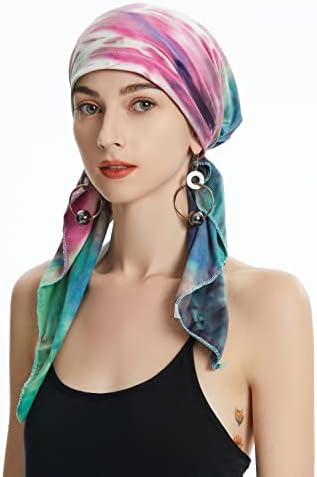 Zlyc Chemo Headwear Pre קשור לצעיף ראש עטיפת ראש קלה כובע כפה טורבני לנשים