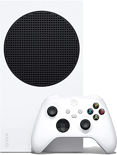 Microsoft Xbox Series S 512GB משחק קונסולת כל-דיגיטלית, בקר אלחוטי Xbox אחד, רזולוציית המשחקים 1440p,