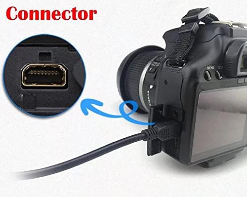 SupplySource תואם 3ft נתוני USB סינכרון החלפת כבל כבל למצלמה Panasonic Lumix DMC-FH22 S FH22K FH22P