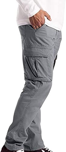 מכנסי מטען למגמרים מכנסיים מוצקים מזדמנים מכנסיים מכנסיים מטען מכנסי גברים מרובי כיסים מכנסיים לגברים