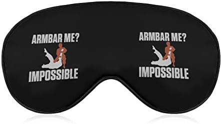 Argsing Armbar Me בלתי אפשרי מסיכת עיניים רכה מכסה הצללה אפקטיבית מסכת שינה נוחות עיניים עם רצועה