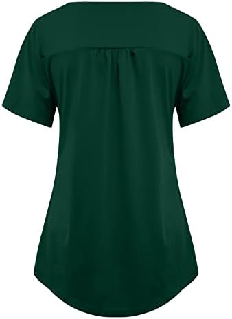 שרוול קצר שרוול כותנה עמוק V Neck Plus Plus בגודל חולצה חולצה לחולצה לנשים חולצות קיץ סתיו נשים 0u 0u