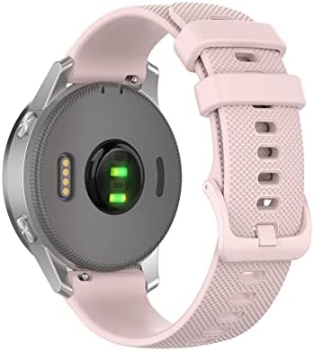 KDEGK 20 ממ צמיד רצועת כף היד עבור Ticwatch E עבור Garmin Venu עבור Forerunner 645 Silicone Smartwatch