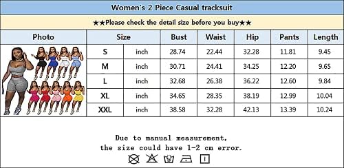 Aozzo Womens 2 תלבושות של 2 חלקים מקצרים מכנסיים קצרים ספגטי רצועת יבול יבול עליונים מערכי טרקלין אימון