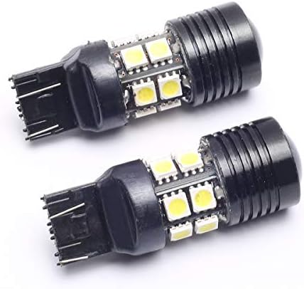 Ocestore T20 7443 74444NA 7440 נורות LED נורות DC 12V עוצמה גבוהה בעלת סופר בהיר 6000K קרי לבן 12SMD-5050 לאות