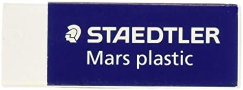 סטדטלר מאדים מחק ללא לטקס, לבן, 1 מארז