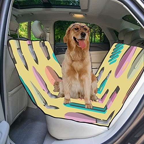 כיסוי מושב כלב מותאם אישית קריאה עיצוב סגנון הדפסה יצירתית מושב מכונית מכסה לכלבים עמיד למים