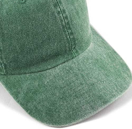 את כובע דיפו כותנה פיגמנט צבוע נמוך פרופיל אבא כובע שישה פנל כובע