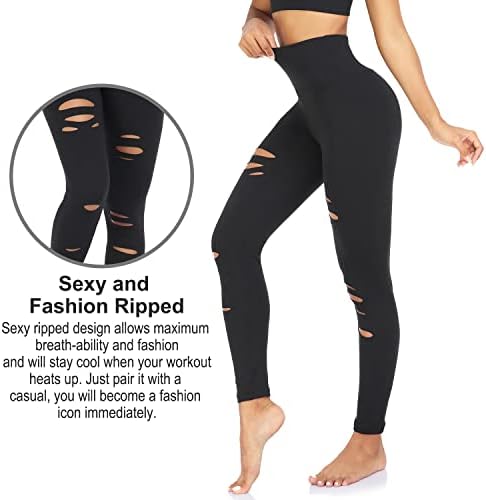 חותלות לנשים שאינן רואים דרך המותניים המותניים הגבוהים בקרת בטן טייץ שחור מכנסי יוגה