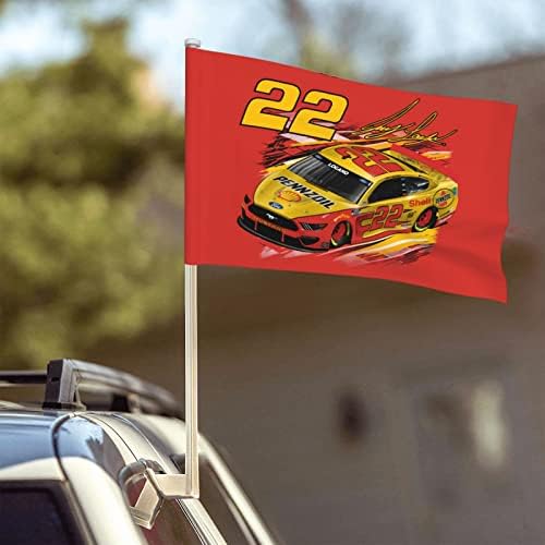 ג'ואי לוגאנו 22 קליפ חלון דגל מכונית פטריוטית על דגם דגם 12x18 ב