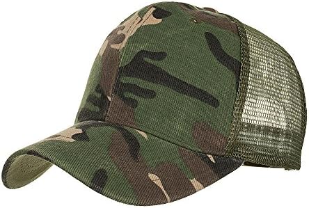 רשת הסוואה כובעי גברים הופ היפ כובעים מקרית שחור כובעי גברים נשים כובעי בייסבול חיצוני קיץ כובע