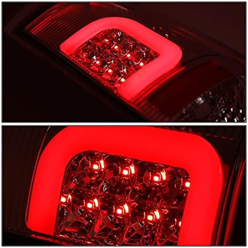 זוג כרום דיור ברור פינת פנס + אדום 3 הוביל ברור עדשת זנב אורות תואם עם פורד סופר החובה