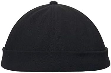דוקר כובע חסר שולים כובע לגברים נשים כפת התגלגל שרוול רטרו כיפת מיקי כובע