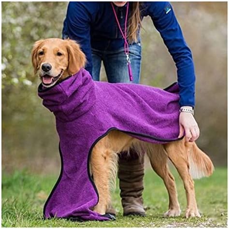 כלב חלוק רחצה מגבת חלוק רחצה לחיות מחמד ייבוש מעיל סופג מגבת עבור כלב סופר חם הלבשת