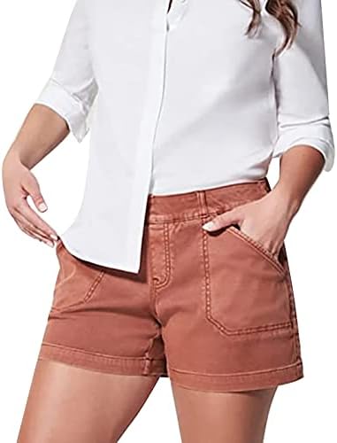 מכנסיים קצרים של נתיב לנשים מכנסיים קצרים בכושר רגיל עם כיסים 2023 מכנסיים אתלטים מזדמנים של קיץ