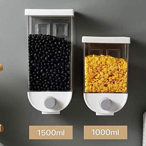 תבואה אחסון מזון מתקן אורז דלי מטבח מזון אחסון תיבת קיר רכוב טנק פלסטיק אטום מיכל