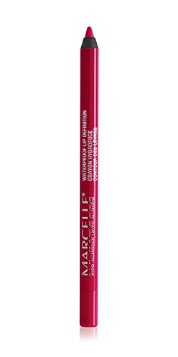 עפרון הגדרת שפתיים עמיד למים של מרסל, אדום סטארלט, היפואלרגני וללא ריח, 0.04 אונקיות