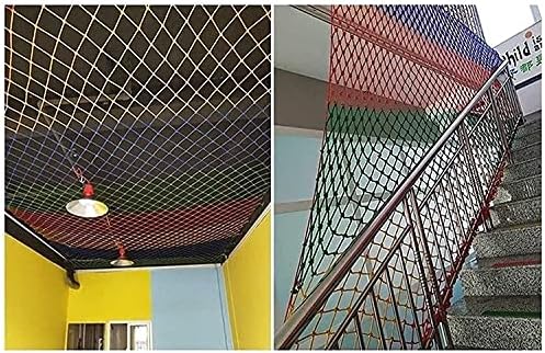 צבע תקרה מקורה באופן מקורה רשת ניילון ניילון, ילדים חבל נטו גן נטו, נטו גדר מדרגות בטיחות בגן המשחקים,