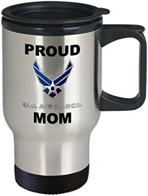 חיל האוויר ספל ספל - ספל נסיעות של אמא צבאית - ספל קפה חיל אוויר גאה ספל קפה - ספלי נסיעות מצחיקים - מתנות מצחיקות