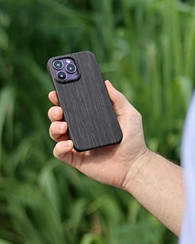 Komodoty Wood iPhone 14 Pro Max Case - Slim Fit, Snap -On Design העשוי מחומרים בר קיימא ומחזיק